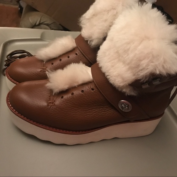 Coach Leather Urban Hiker Boots - Picture 2 of 6